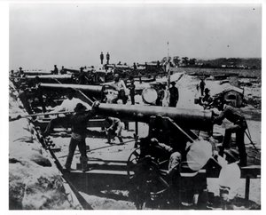 Confederate Water Battery at the Warrington Entrance to Pensacola Bay, Florida by American Photographer